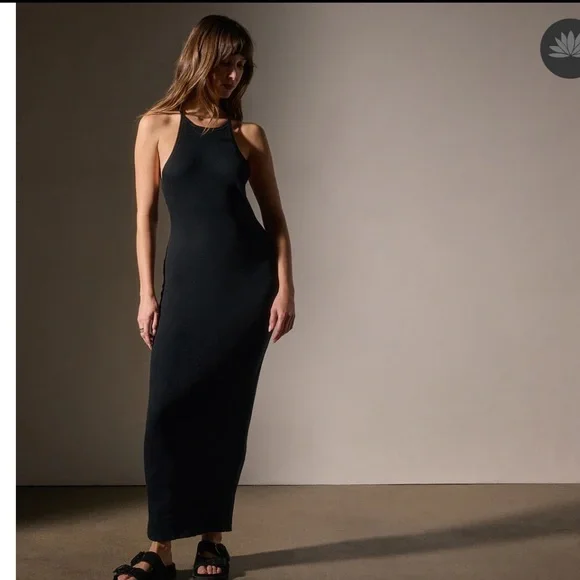 strapless open back dress Ribbed Daily Tank - Deep main image 1
